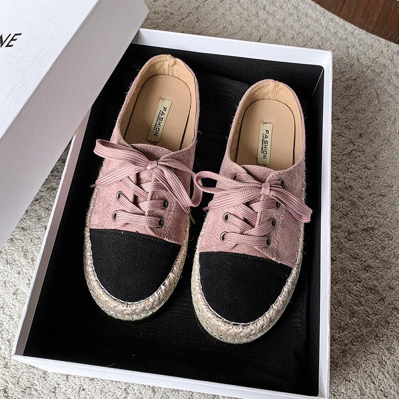

Xiaoxiangfeng bag head half slippers women s 2025 new fashion lazy one pedal with skirt strap fisherman slippers 40 розовый