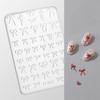 2026 NEW Silicone Nail Art Mold, Bowknot Reusable 3D Carving Template for DIY Nail Charms, Manicure Stamping & Decoration Tool