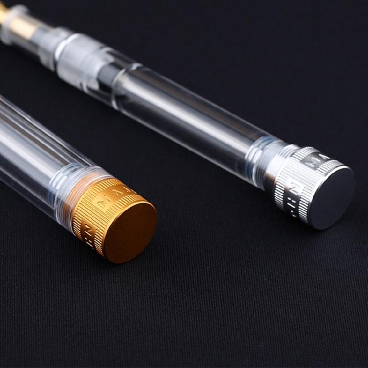 Office Study Fountain Pen Vacuum Filling Clear Ink View Body Stainless Steel Nib Option for Smooth Efficient Writing