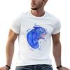 Blue Leopard Tshirt Quickdrying For A Boy Unisex T Shirt