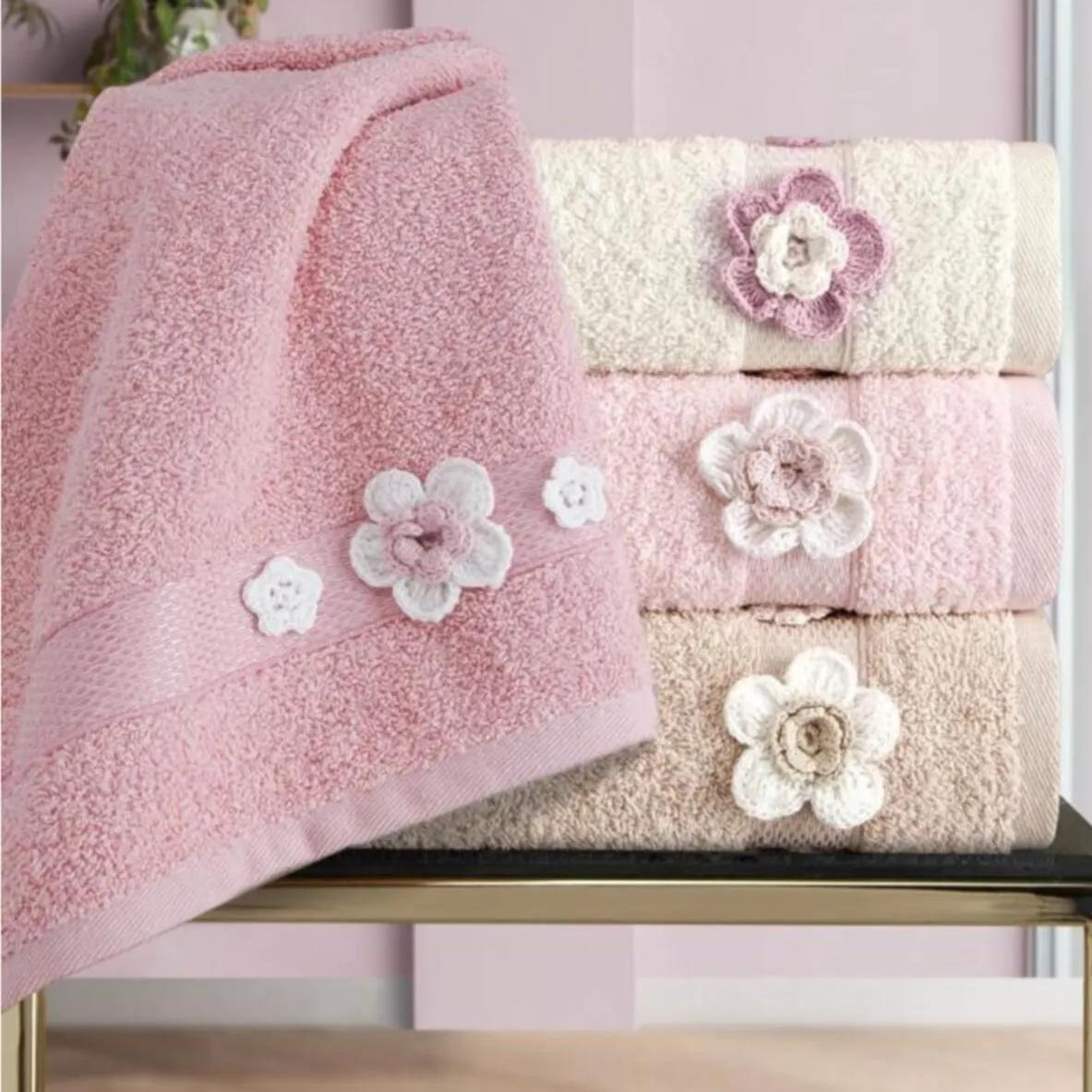 

Набор полотенец с ручной вышивкой в ​​коробке 4 шт. 50x85 см 50x85 Cm * 4 pcs