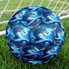 1pc Blue Dragon Fantasy Theme Soccer Ball Football, Size 5, Lightweight PVC, Outdoor Training Soccer Ball,Gift C6543