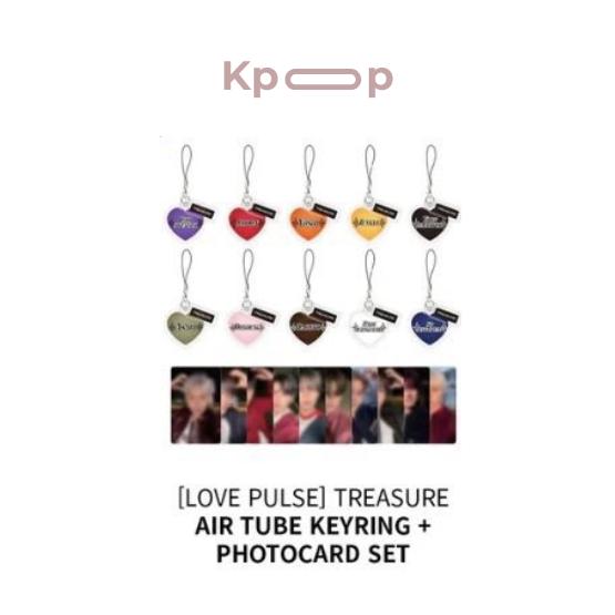 TREASURE Love Pulse Md List KEYRING + PHOTOCARD SET