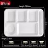 Thickened Melamine Multi-Compartment Cafeteria Tray
