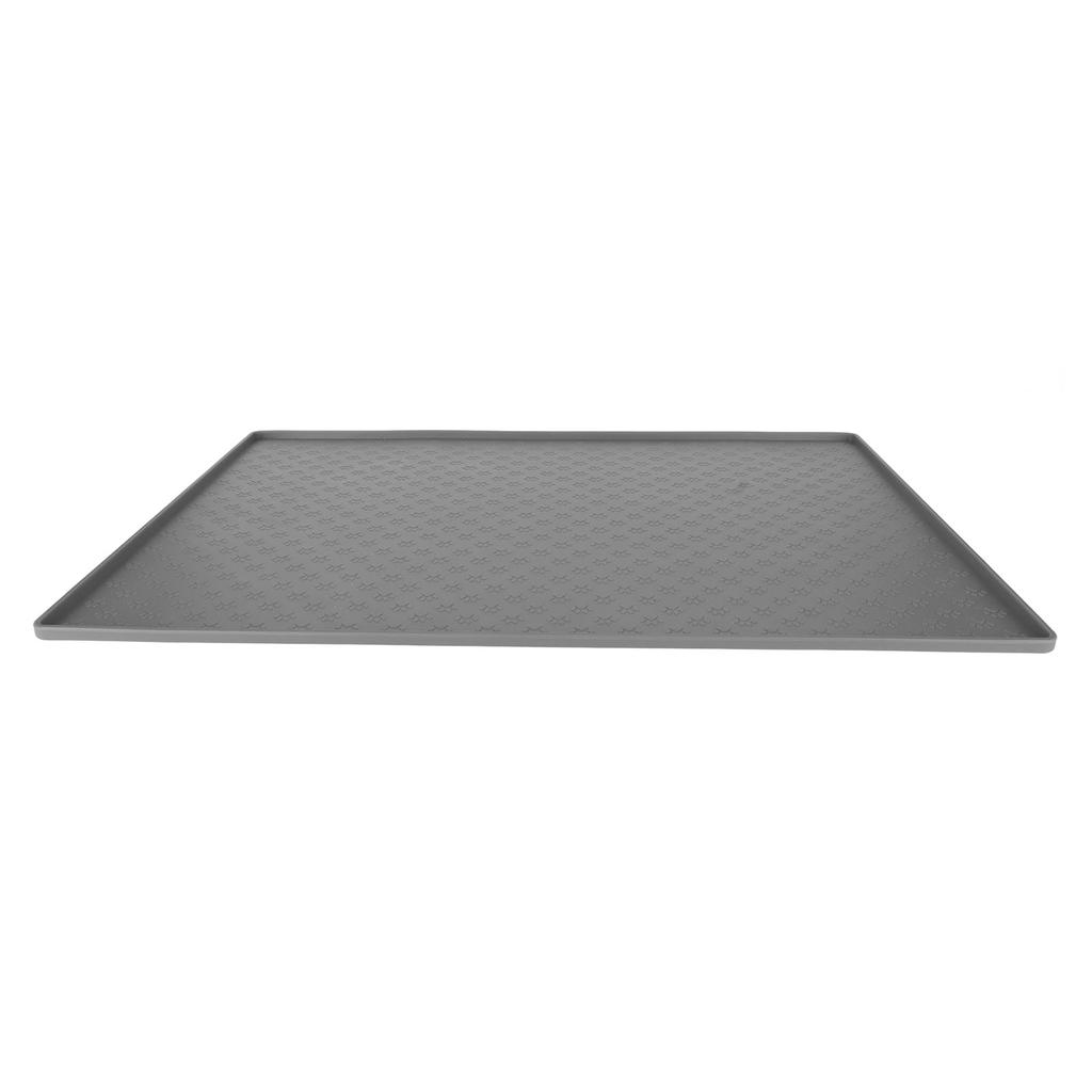 Pet Feeding Mat Silicone Waterproof Safe Raised Edge Slip Resistant Pet Mat for Dog Cat