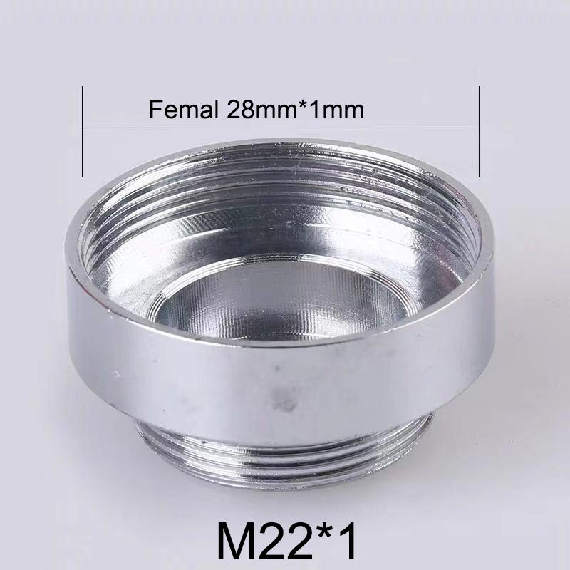 2Pcs M22 Change To 16 18 20 22 24 26 28 30 32mm Male Female Faucet Adapter Kitchen Bathroom Brass Water Tape Joint