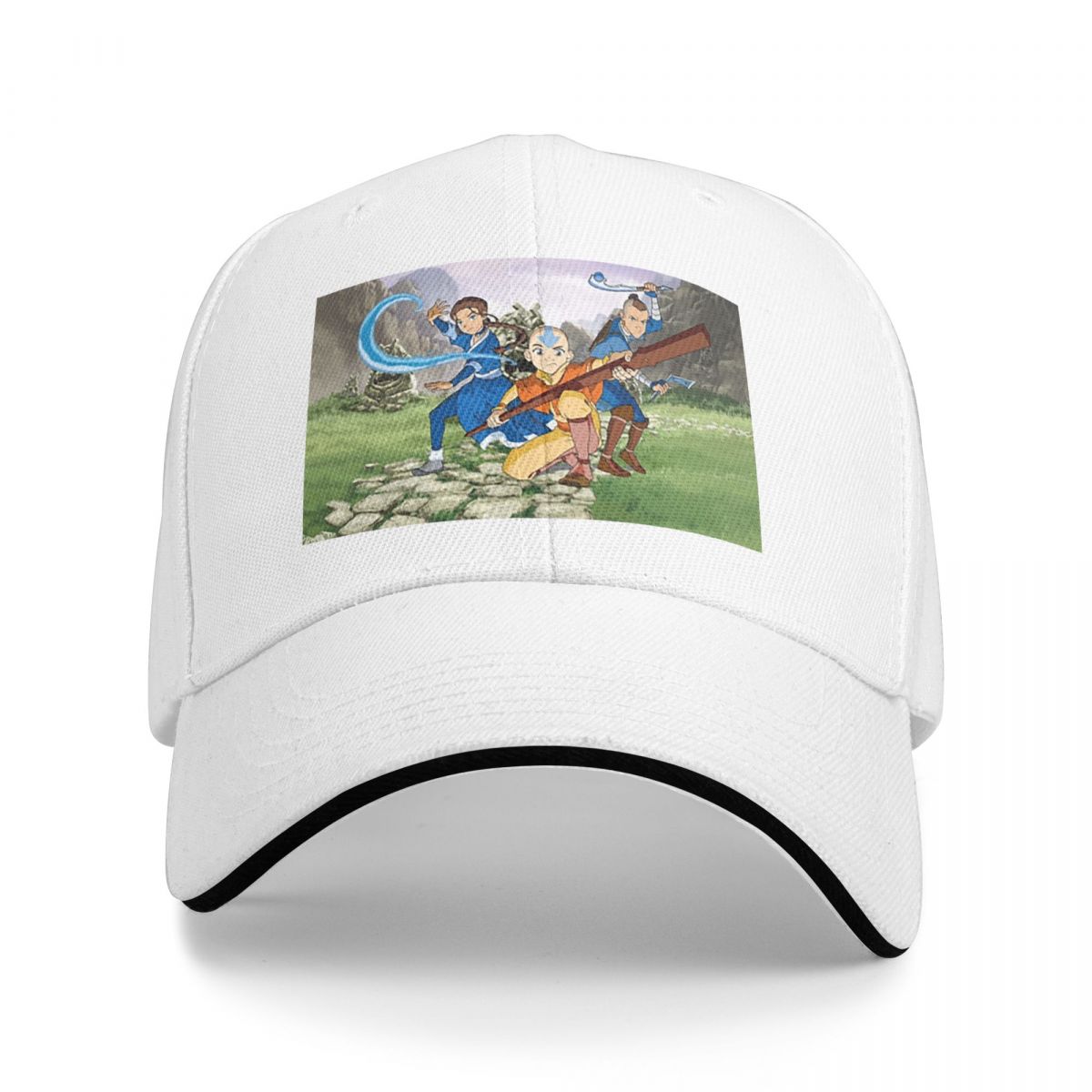 The Last Paintbender Team Avatar Ultimate  Outdoor Streetwear Summer Sports Baseball Caps  Cap Casquette Polychromatic Hats One Size