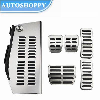 Edelstahl-Autopedalabdeckung für A3 für VW Polo 6N 9N 6R Jetta MK4 für Skoda Fabia für Seat Ibiza 6K/6L/6J/Seat Leon