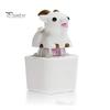 Finger Clicker Device 1/2Pcs Goat Keyboard Fidget Toy with Sound, Rechargeable Sheep Animal Push Button Toy, Decompression Keychain for Anxiety Relief