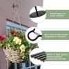 Wall Mount Ceiling Hook Durable Carbon Steel Plant Hanging Hook New Flower Pots Lifting Hook