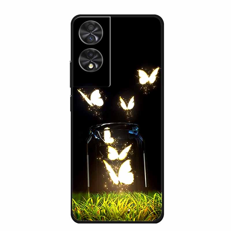 Pouzdro na telefon pro TCL 40 NxtPaper Zadní kryt Pouzdro 6,78" Funda Černý silikon Měkké Coque Pro TCL 40 NxtPaper Pouzdro Skořepina Nárazuvzdorné