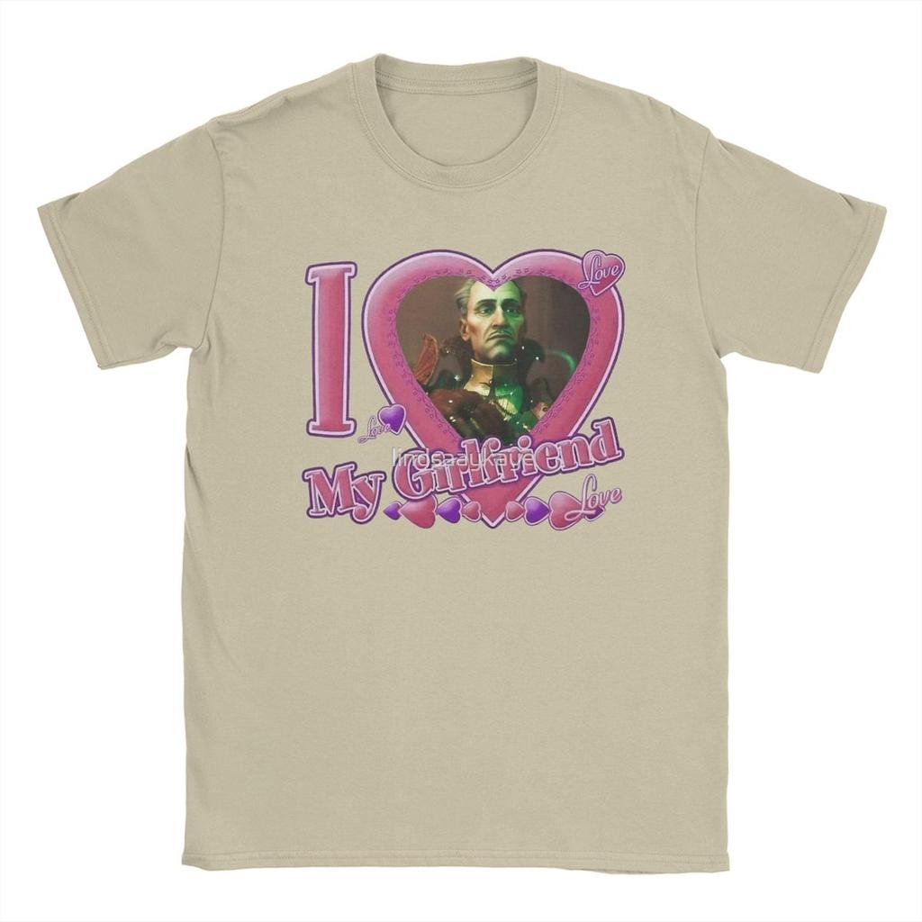 Emmrich Volkarin I Love My Girlfriend T-Shirts for Men Crew Neck Cotton T Shirt Dragons Ages Short Sleeve Tee Shirt Clothing