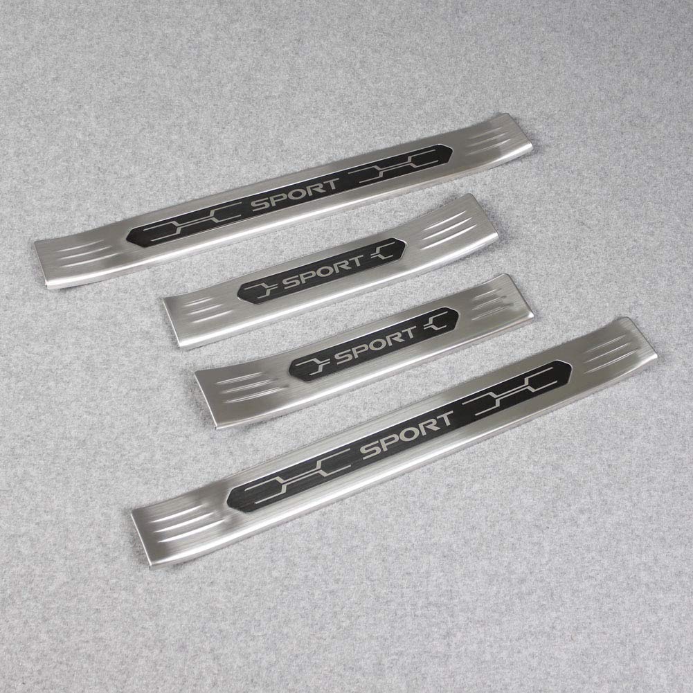 RUIQ Toyota New RAV4 5th Generation XA50 Series Interior Stainless Steel Step Garnish Side Step Garnish Exterior Designed Exclusively for TOYOTA RAV4