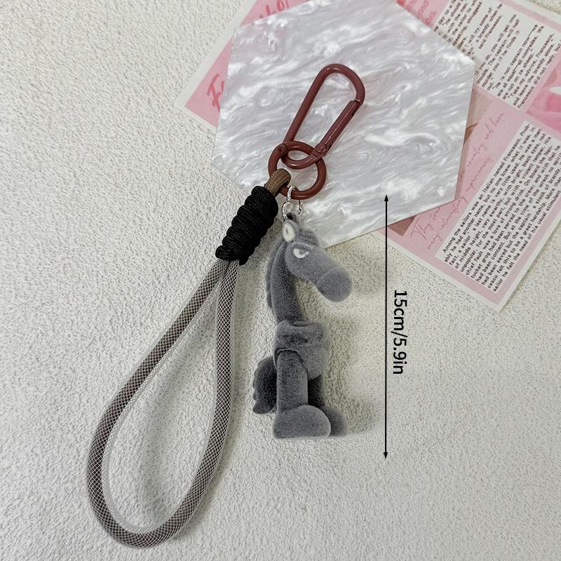 Horse Year Mascot Plush Little Pony Keychain Latest Near Backpack Pendant  Latest Year Gifts Christmas Onament