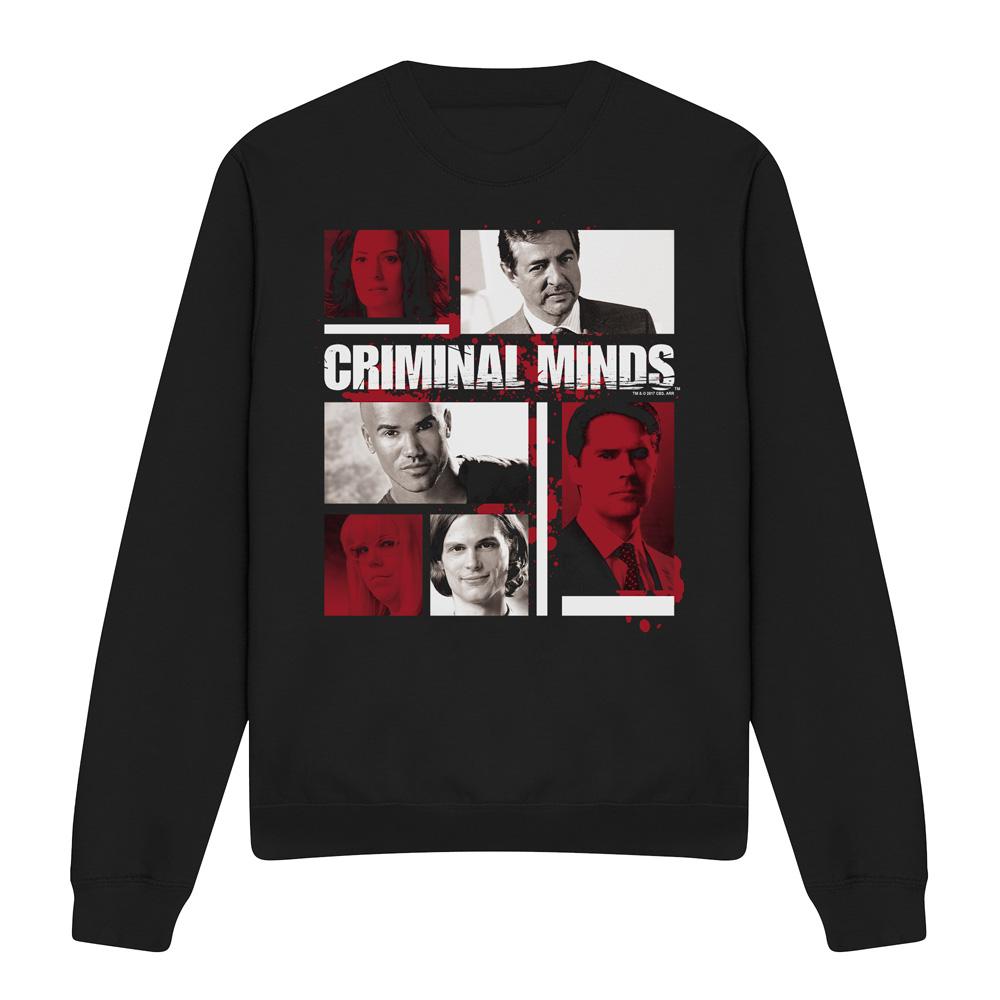 Criminal Minds Unisex Adult Character Boxes Sweatshirt