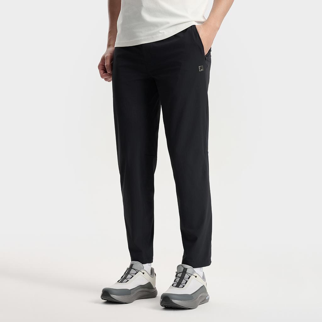 FILA A.P. Outdoor Series Durable Running Straight Leg Casual Running Pants Men pants A11M531801F-BK