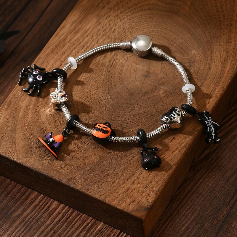 

Хэллоуин браслет мультяшный смешной тыква паук мода капля кулон личность универсальные украшения женщина