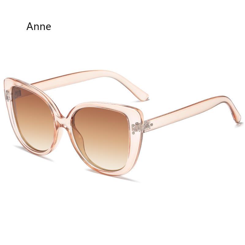 Luxury Black Oversized Sunglasses Women  Designer Sexy Big Frame Square Cat Eye Sun Glasses  New Female Gradient Shades