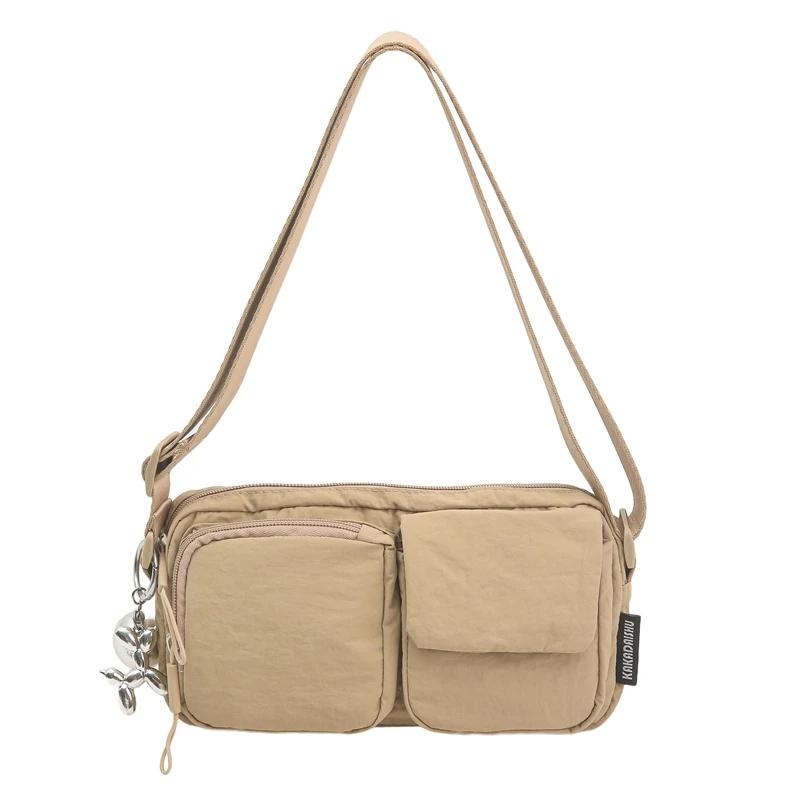 Zipper Solid Nyl Sewing Thread Casual Youth Women's Waist Packs 2026 High Quality Simple Soft Popular Commuting Crossbody Bag