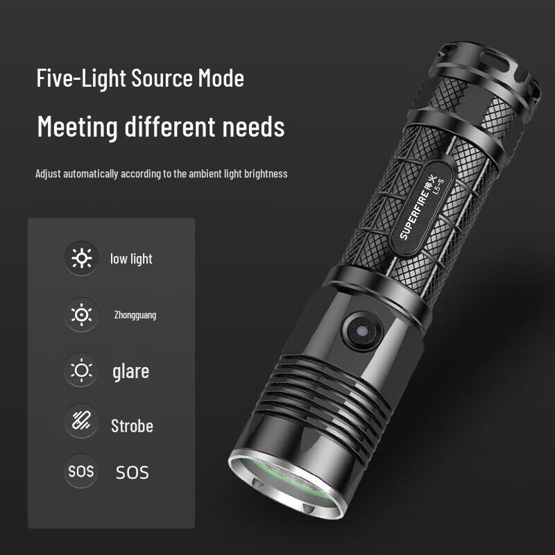 SupFire L5-S LED Rechargeable Flashlight