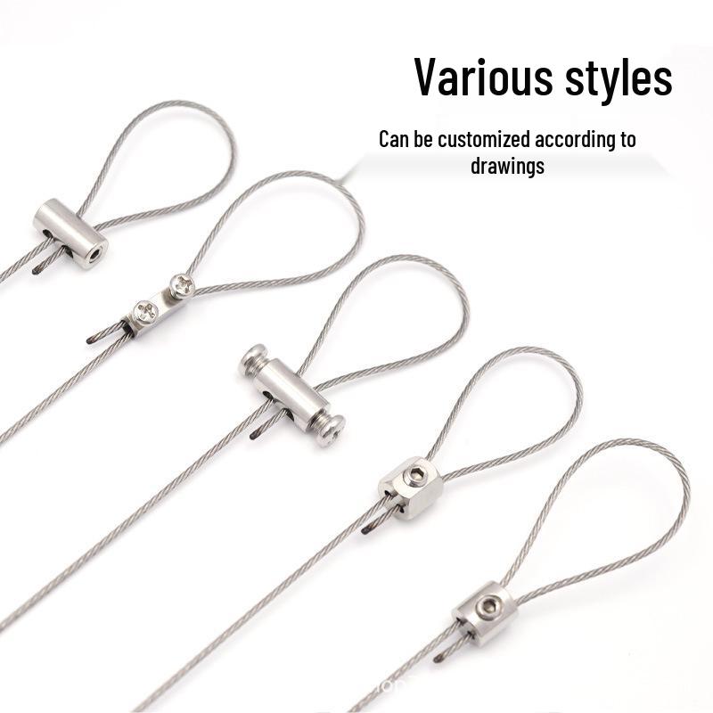 Adjustable Double Hole Steel Wire Rope Lock Connector