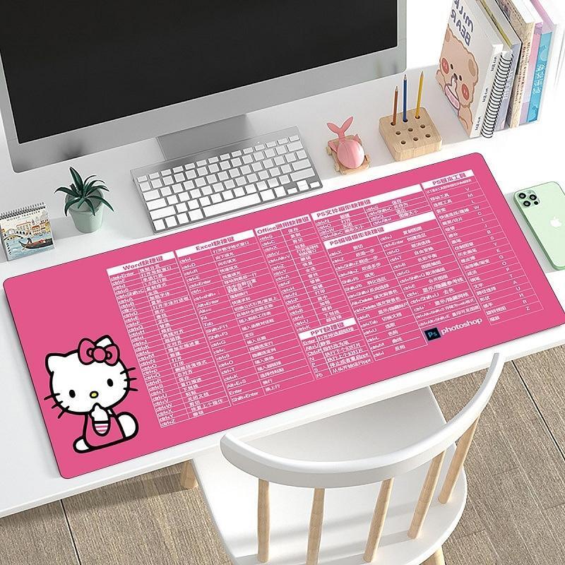 Guraide Office Extra velká podložka pod myš se zkratkami