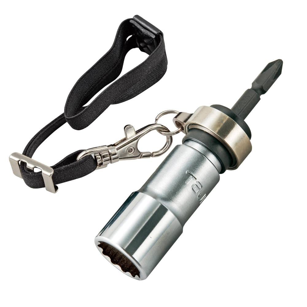 

Tajima BS17RB-12K 17mm Interchangeable Bit Socket for Impact Drivers, 12-Point, with Drop Protection, 1 Piece