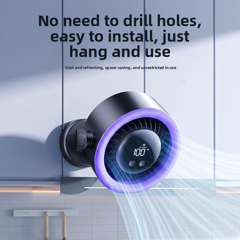 Desktop Usb Rechargeable Fan With Touch Control Low Noise For Home Office Use
