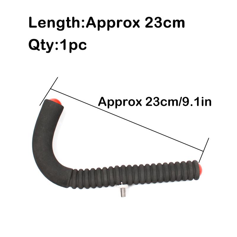 

1 шт. Снасти для ловли карпа 16 см/23 см, подставка для удилища Ripple EVA, оснащенная резьбой BSF 3/8 дюйма, устойчивая поддержка от оборудования с сердечником из алюминиевого сплава