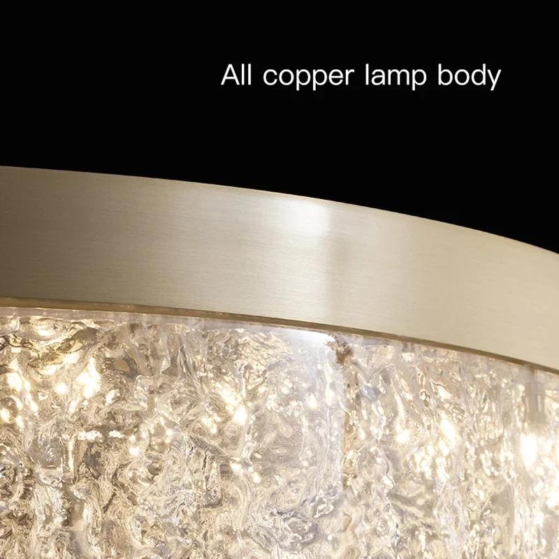 Nordic luxury ceiling light modern crystal LED pendant light hotel dining room living room home decoration lighting fixtures