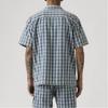 Levis Loose Comfortable Checkered Work Short Sleeve Shirt Men shirts 003O1-0006