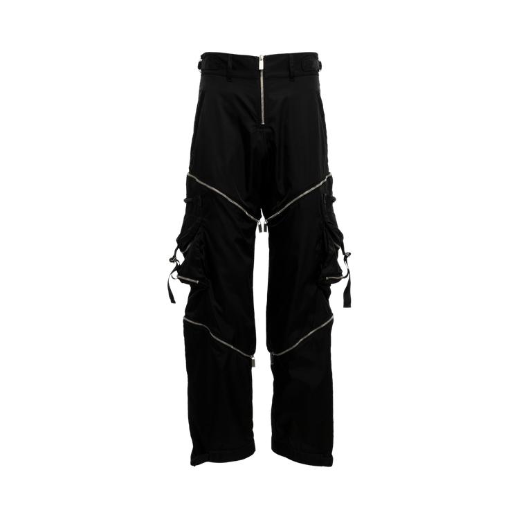 

Off-White Zip Nylon Cargo Pant Black Men Bottoms OMCF039F23FAB0021000 L