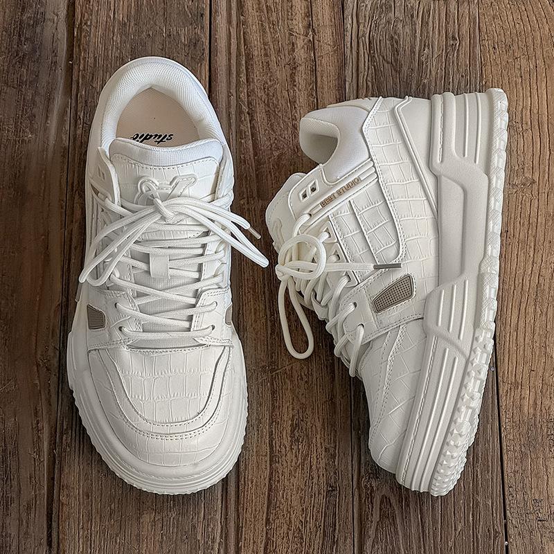 New invisible inner heightened platform casual sports board shoes couple yellow board shoes