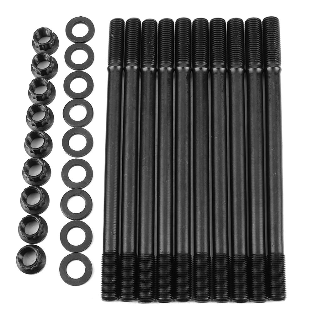 Cylinder Head Stud Kit Fit for Honda Acura 1.8L B18C1 GSR B18C5 TypE R Series DOHC VTEC Engines