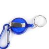 Mulitifunctional Spreader Carabiner Recoil Retractable Reel Strap Clip Keychain