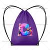 KPop Demon Hunters Bundle Pocket Drawstring Backpack Youth Fashion Large Capacity Sport Bag Cartoon Gift Bags Cycling Knapsack Kid Friendly