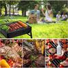 Grill Na Węgiel Drzewny, Składany Grill Biurko, Blat Na Zewnątrz Na Piknik