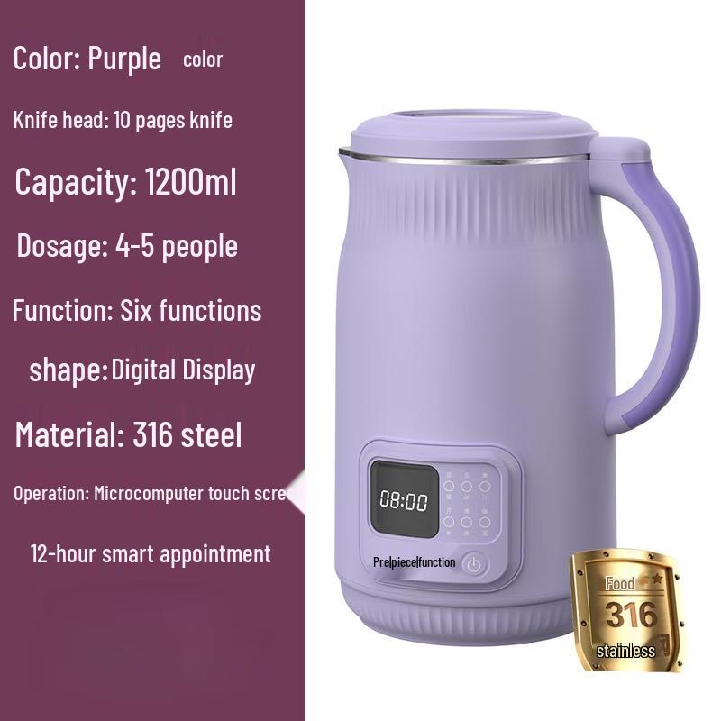 ZISIZ Multifunctional Soy Milk Maker & Blender