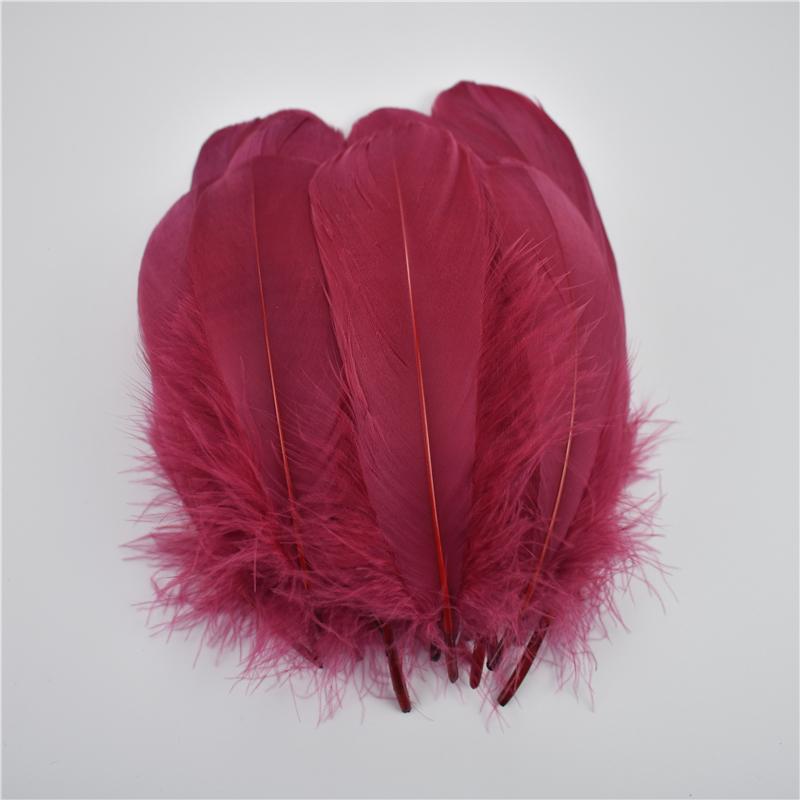 20Pcs Colored Goose Feather 5-7inch/12-18cm  Swan Plumes Handicraft Accessories Wedding Deco Diy Craft Carnival Party Decoration