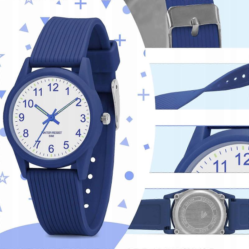 Children's Watch Analog Watch For Children BLACK