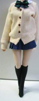 Figura con Suéter Hermoso y Lindo de TBLeague para Cabeza de Escuela Secundaria y Traje de Marinero No [TOYBARJAPAN] 1/6 Accesorios/Cuerpo Compatible, Chicas, etc.