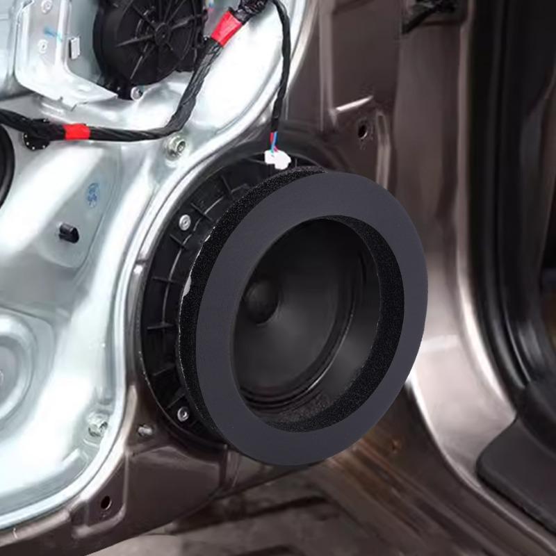 Auto-Sound-Washer, Tür-Schallschutz, Baumwolle, Lautsprecher-Schwamm, Waschmaschine, Lautsprecher, versiegelt, schalldicht, selbstklebender Ring