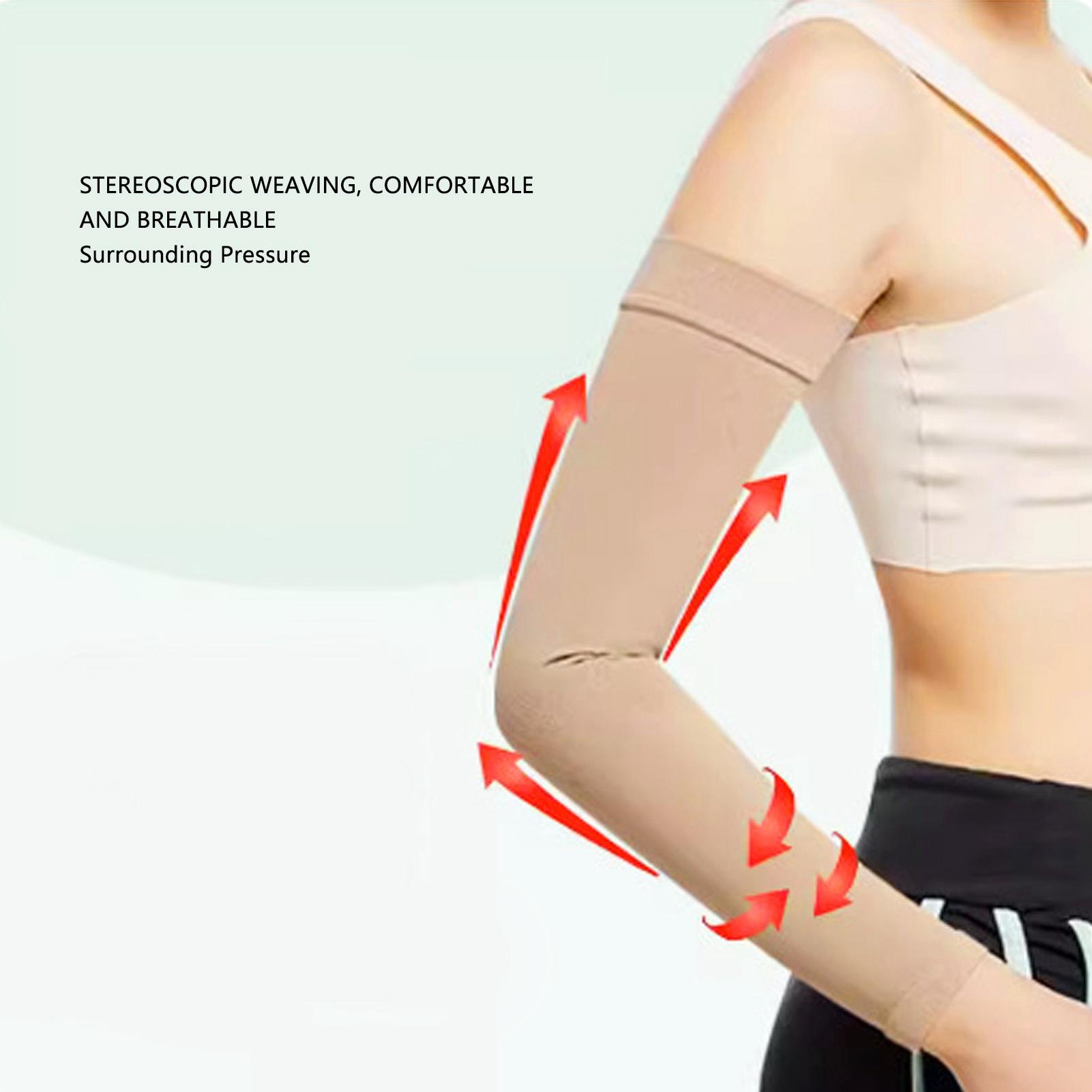 

Arm Compression Sleeve High Elasticity Lightweight Breathable Upper Limb Arm Sleeve for Sports High Elasticity Arm Sleeve L