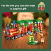 TOYLINX DIY Model Christmas Building Block Set Children's Toy Building Blocks Desktop Ornament Children's Room Decoration Gifts