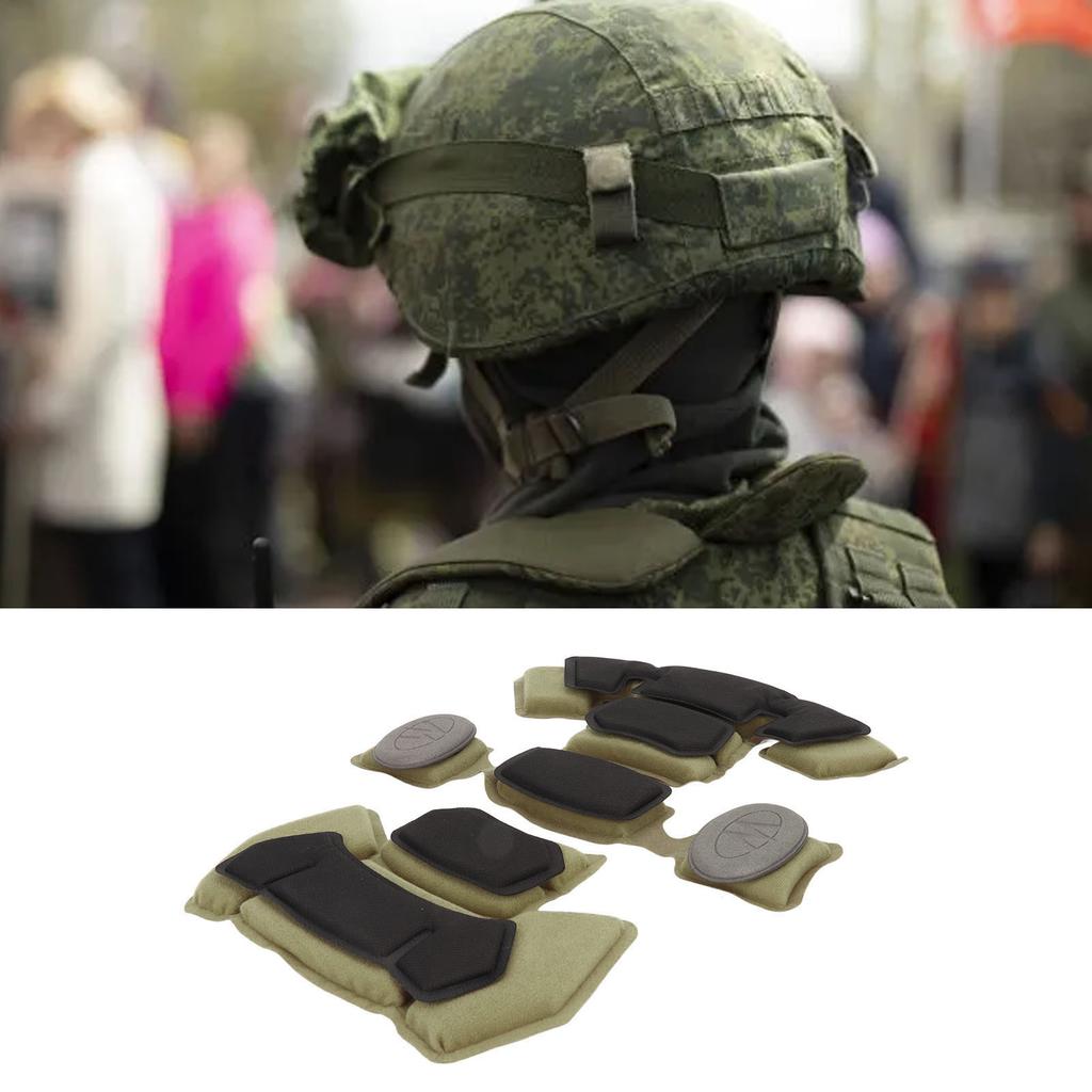 Combat Helmet Liner System Internal Memory Sponge Pad Protective Mat Helmet Pad Accessories Green