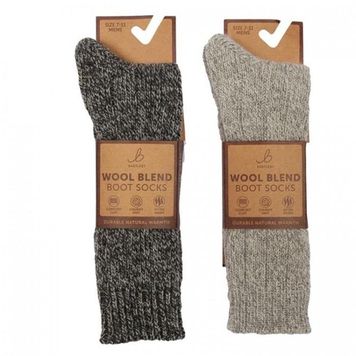 Men's Wool Outdoor Boot Socks One Pair Size 7-11