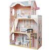 Jokomisiada Dollhouse Multi-level Wooden Large With Furniture Za5458