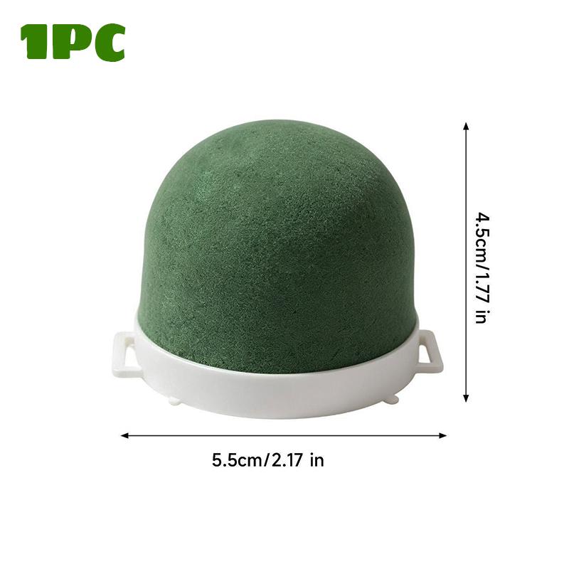 Green Floral Foam Ball with Base Wine Bottle Flower Holder DIY Craft Flower Mud for Banquet Gift Ornament Home Party Table Decor