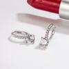 New 925 Sterling Silver Earrings Fashion AAA Zircon For Women Exquisite Student Girlfriend Jewelry Accessories Wedding PartyGood Product