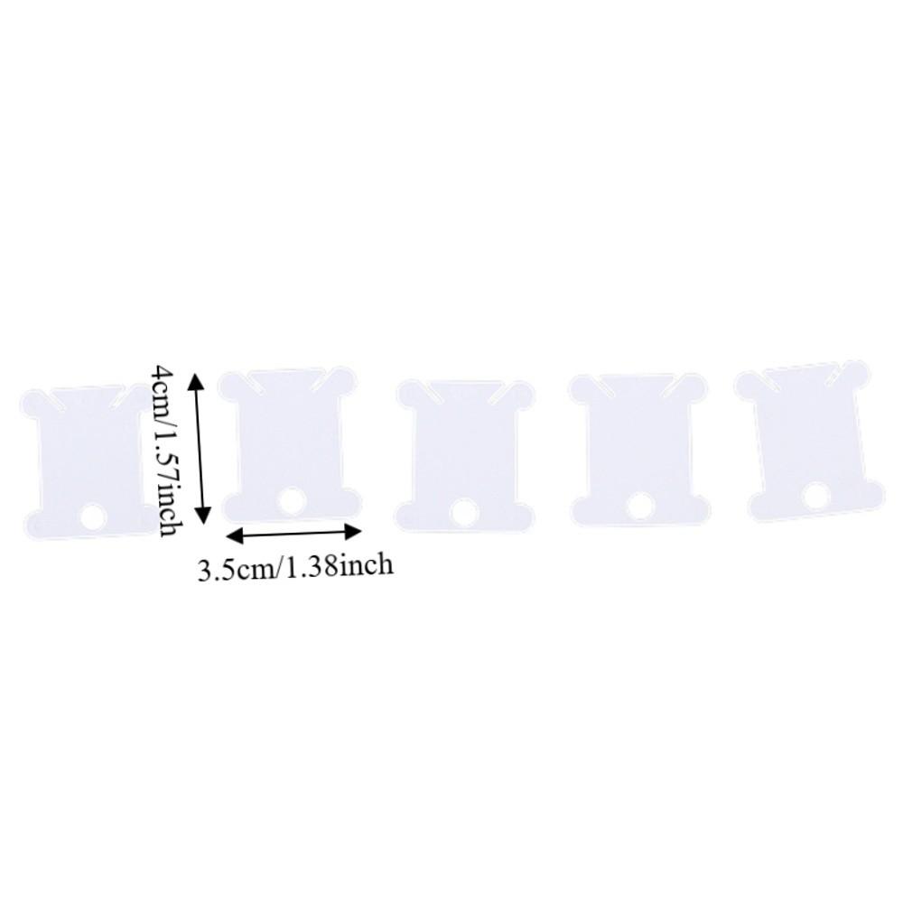 300pcs Sorting Storage Function Thread Organizer White Embroidery Floss Cards  For Cross Stitch